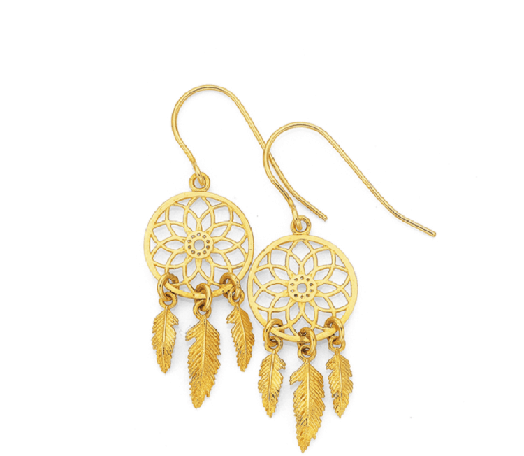 Dream about Gold Earrings