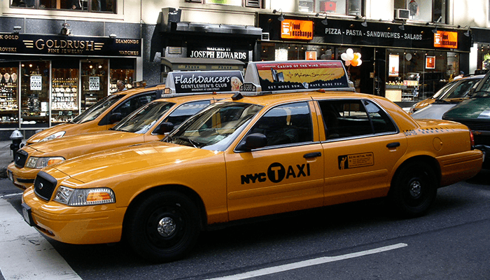 Dream about a taxi