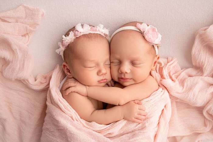 Dream about twin girls