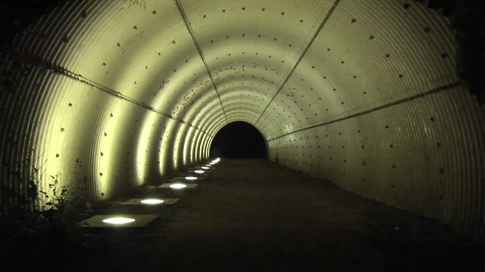 Dream of an underground tunnel
