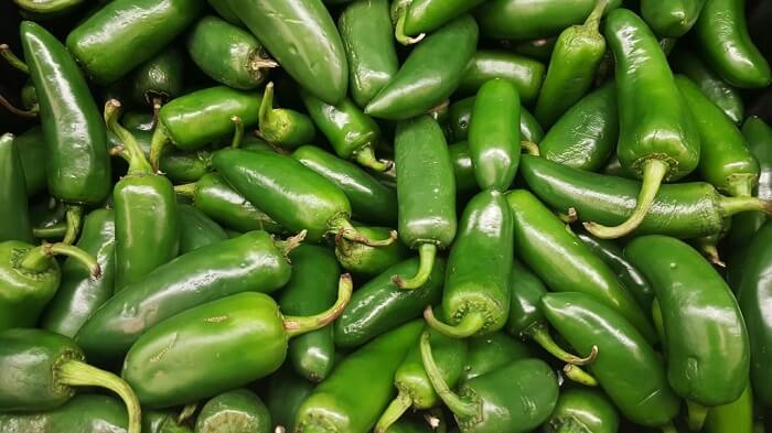 Dream of green chili peppers