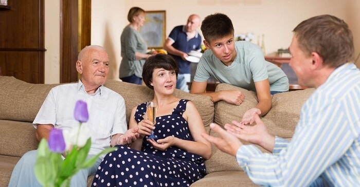 Dream of visiting relatives