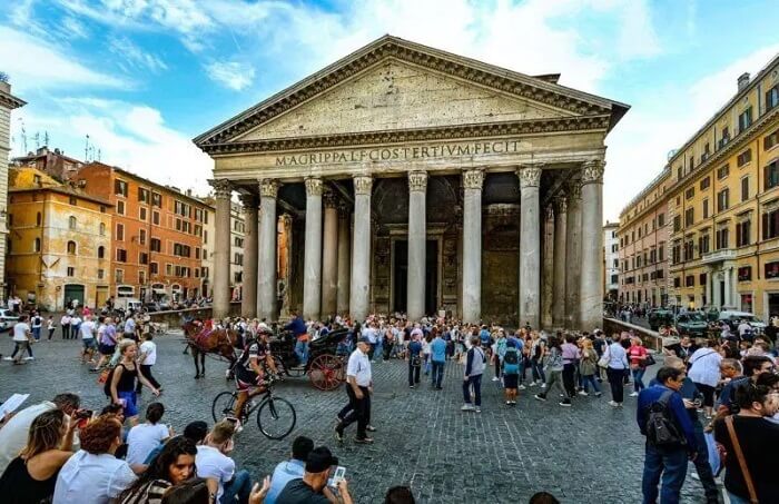 Dreams that you walk in a pantheon.