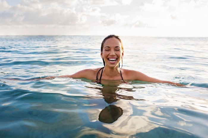 dream of bathing in the sea